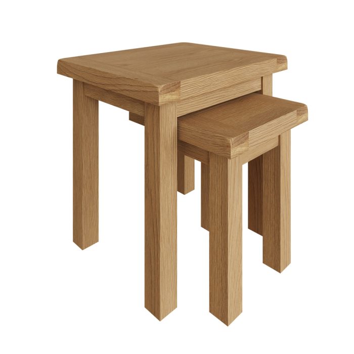 Orwell Medium Oak Nest Of 2 Tables