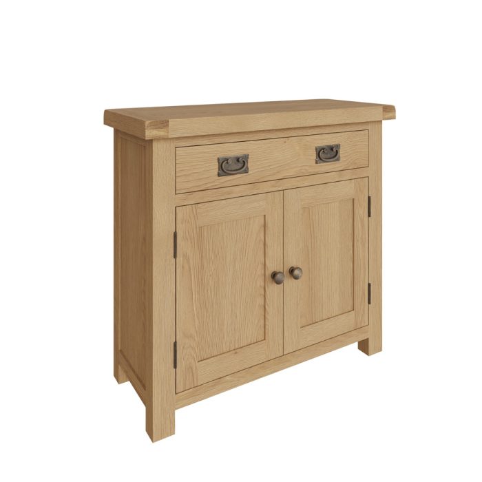 Orwell Medium Oak Small 2 Door 1 Drawer Sideboard